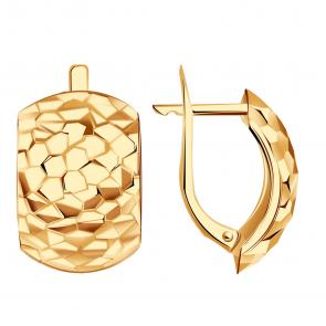 Золотые серьги МАГНАТ МА 011824 фото